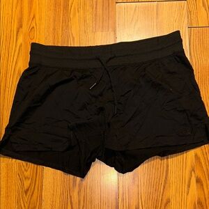 Black North Face Athletic Drawstring Shorts